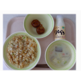 6月6日（金）　切干大根の混ぜごはん　肉団子　ミルク豚汁