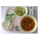 7月2日（水）　ナン　スープカレー　お揚げカリカリサラダ