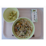 8月28日（木）　肉うどん　青のりポテト