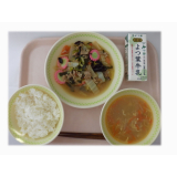 2月10日（火）　八宝菜　坦々スープ