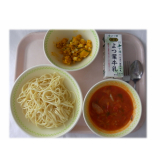 10月1日（木）　つけナポリタン　かぼちゃサラダ