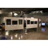 写真展の様子（天文台作品）